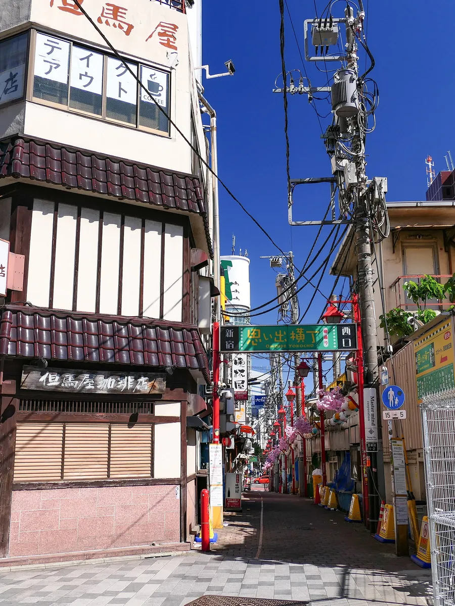 Omoide Yokocho izakaya alley at night, Shinjuku, Tokyo