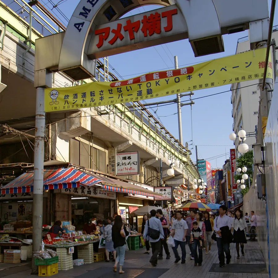 Ameyoko market crowd, Tokyo