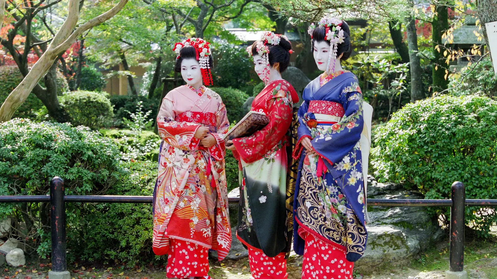 Visitors queueing at Kiyomizu-dera temple, Kyoto